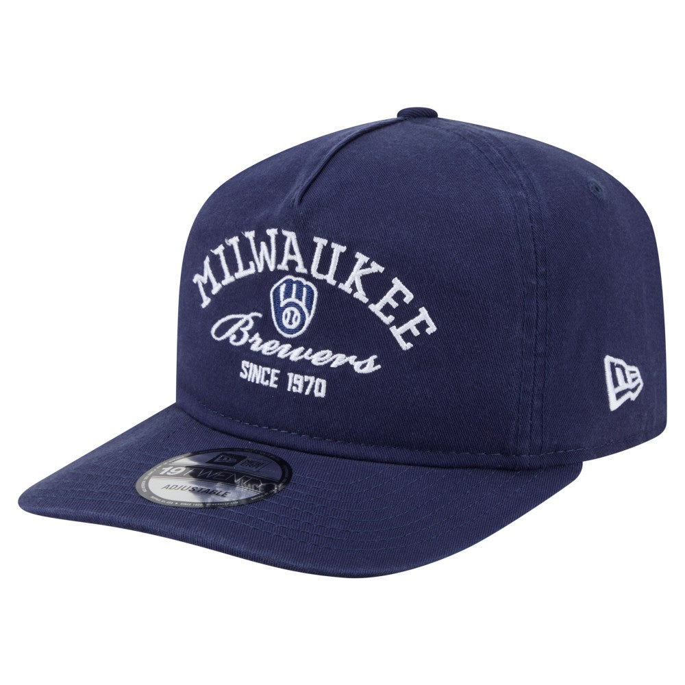 Milwaukee Brewers New Era Stacked 19TWENTY Adjustable Hat On Sale