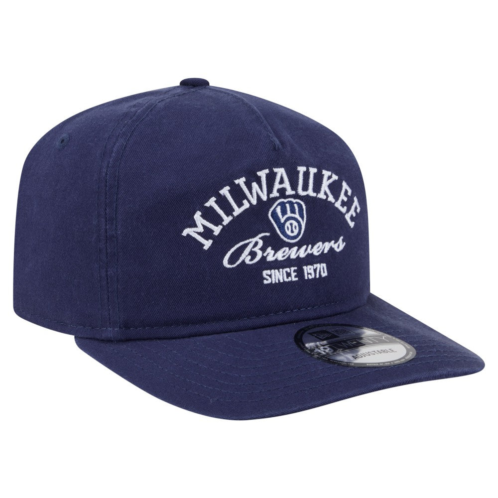 Milwaukee Brewers New Era Stacked 19TWENTY Adjustable Hat On Sale
