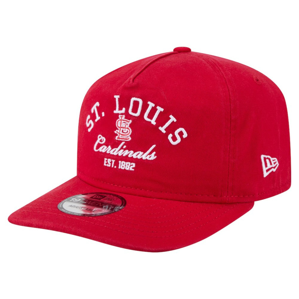 St. Louis Cardinals New Era Stacked 19TWENTY Adjustable Hat discount