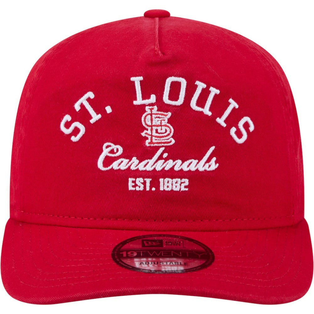 St. Louis Cardinals New Era Stacked 19TWENTY Adjustable Hat discount