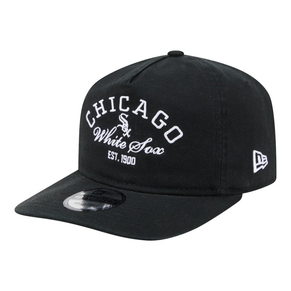 Chicago White Sox New Era Stacked 19TWENTY Adjustable Hat Lifestyle