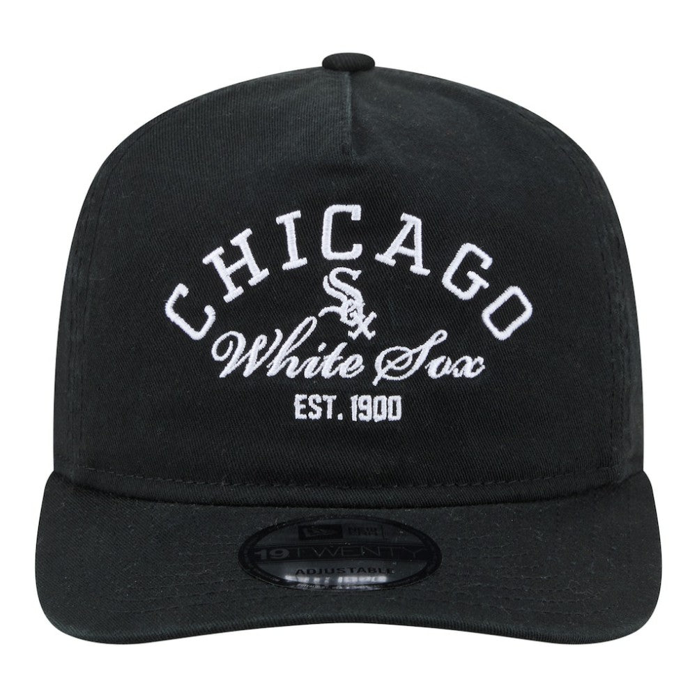 Chicago White Sox New Era Stacked 19TWENTY Adjustable Hat Lifestyle
