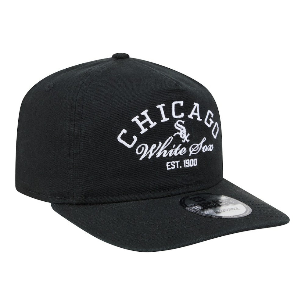 Chicago White Sox New Era Stacked 19TWENTY Adjustable Hat Lifestyle