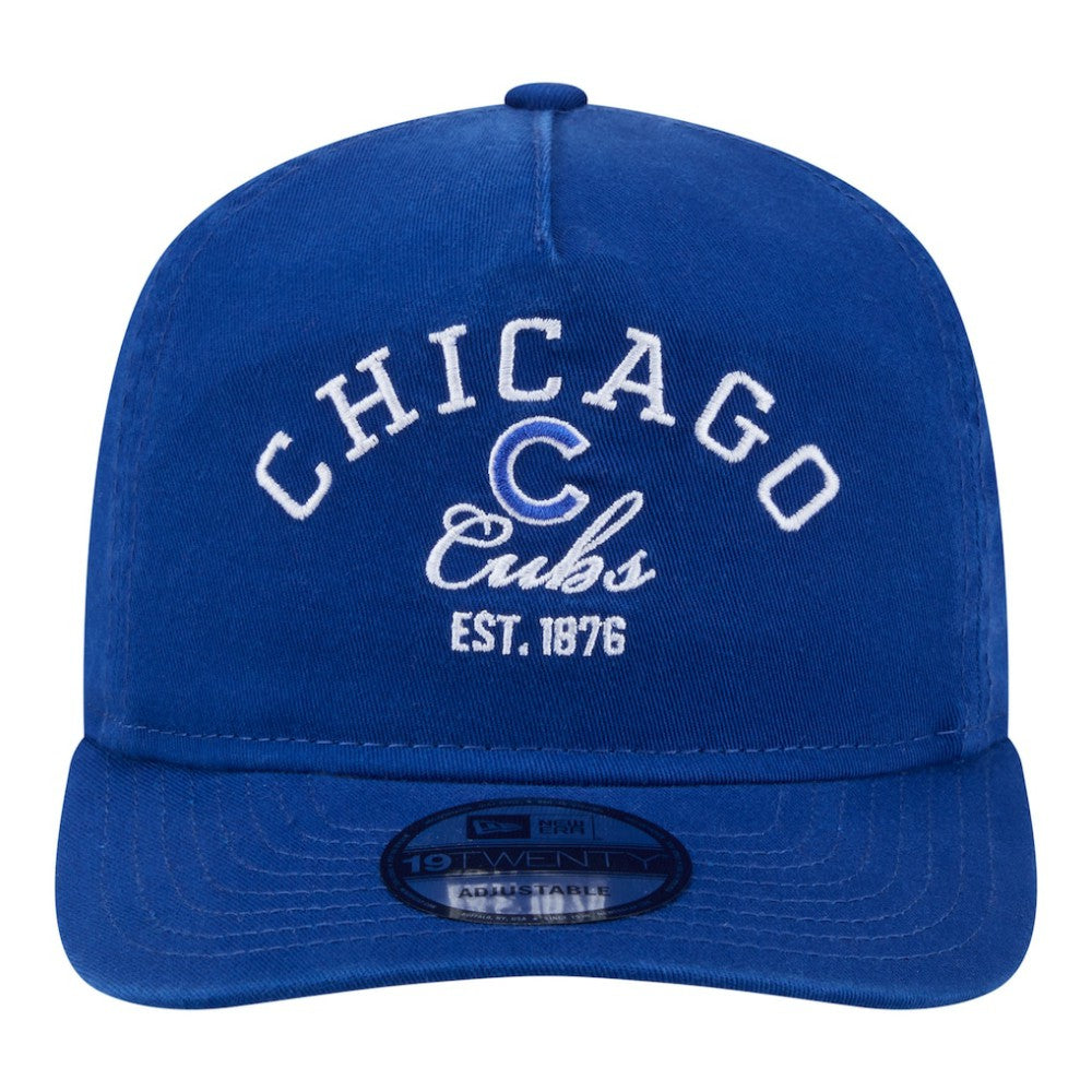 Chicago Cubs New Era Stacked 19TWENTY Adjustable Hat discount