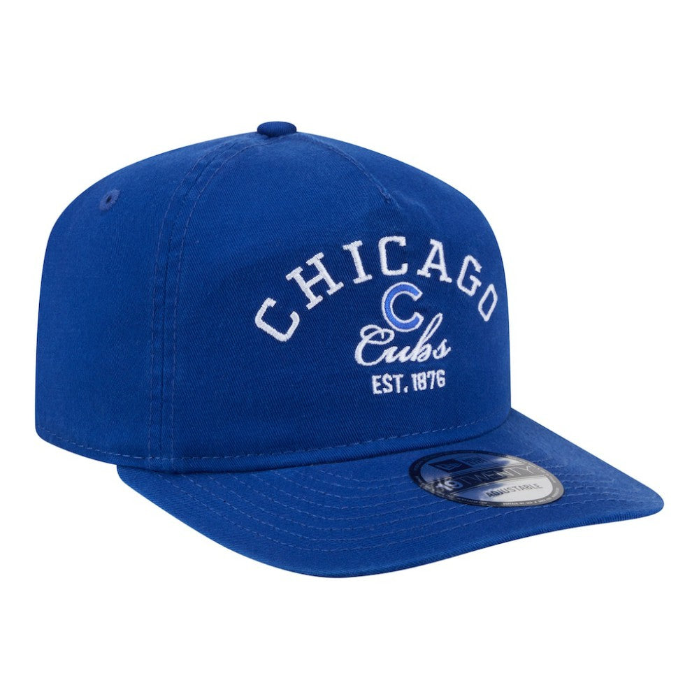 Chicago Cubs New Era Stacked 19TWENTY Adjustable Hat discount