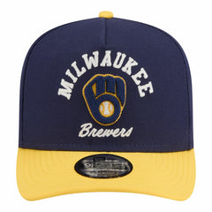 Milwaukee Brewers New Era Arched A-Frame 9FIFTY Adjustable Hat Online