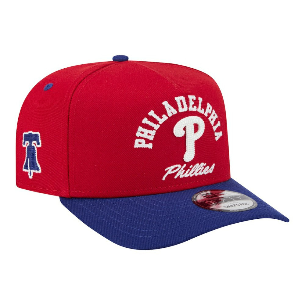 Philadelphia Phillies New Era Arched A-Frame 9FIFTY Adjustable Hat Lifestyle