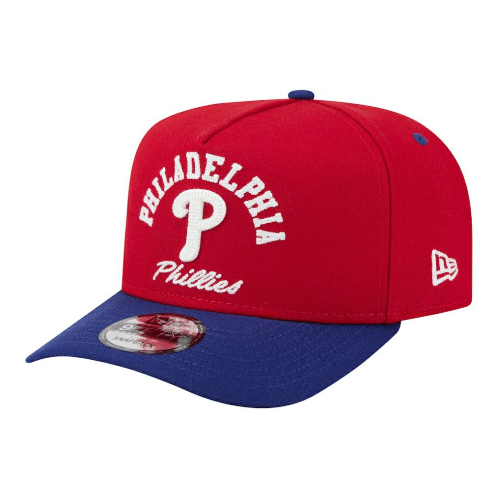 Philadelphia Phillies New Era Arched A-Frame 9FIFTY Adjustable Hat Lifestyle