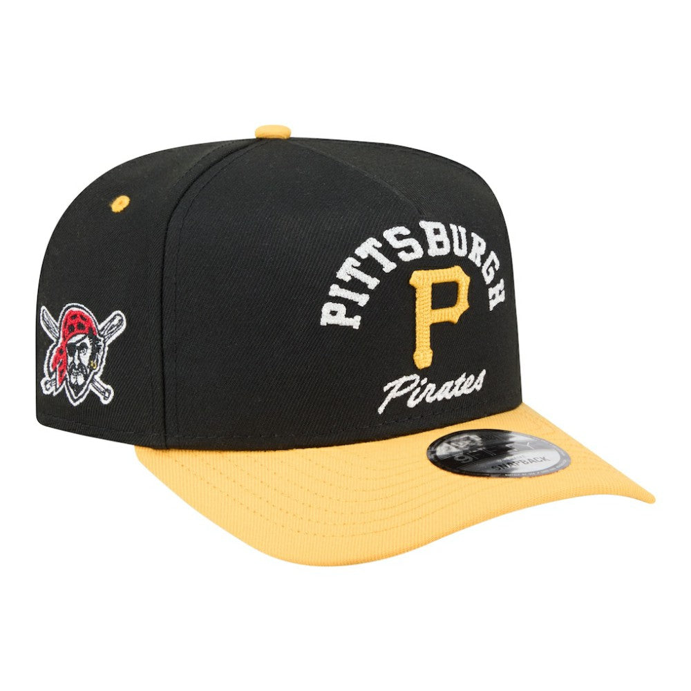 Pittsburgh Pirates New Era Arched A-Frame 9FIFTY Adjustable Hat Clearance