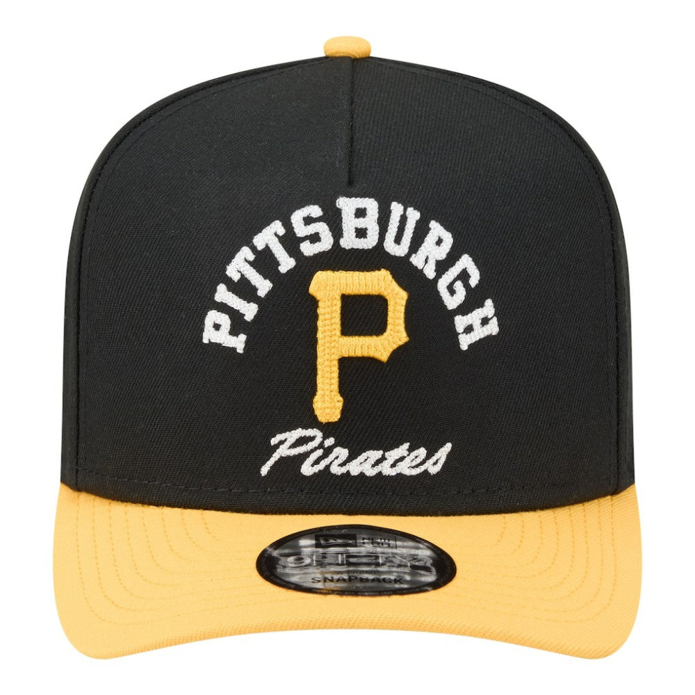 Pittsburgh Pirates New Era Arched A-Frame 9FIFTY Adjustable Hat Clearance