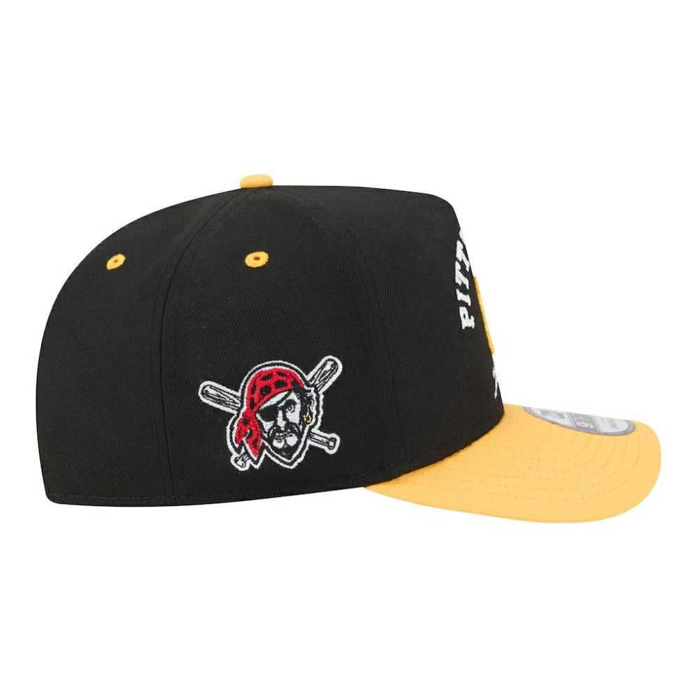 Pittsburgh Pirates New Era Arched A-Frame 9FIFTY Adjustable Hat Clearance