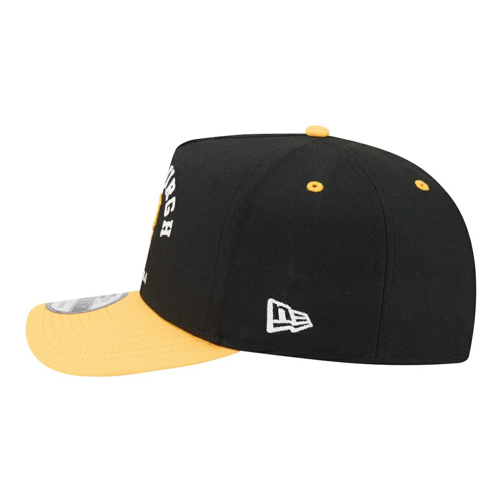 Pittsburgh Pirates New Era Arched A-Frame 9FIFTY Adjustable Hat Clearance