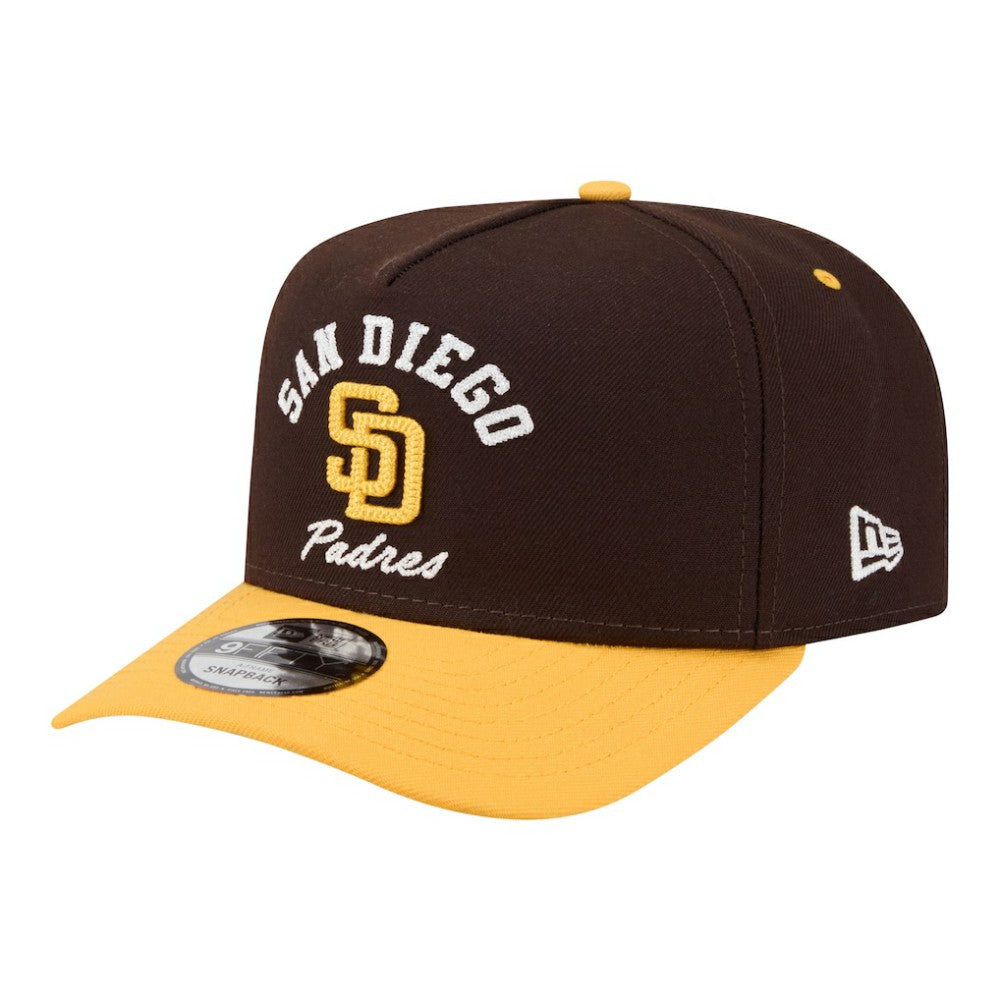 San Diego Padres New Era Arched A-Frame 9FIFTY Adjustable Hat On Sale