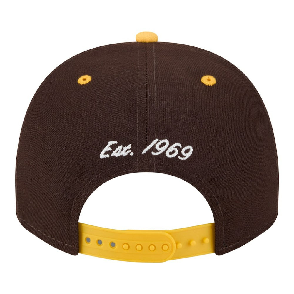 San Diego Padres New Era Arched A-Frame 9FIFTY Adjustable Hat On Sale