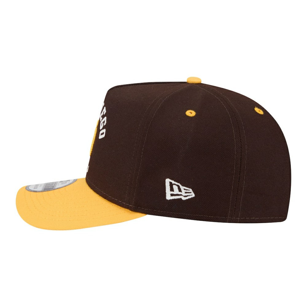 San Diego Padres New Era Arched A-Frame 9FIFTY Adjustable Hat On Sale