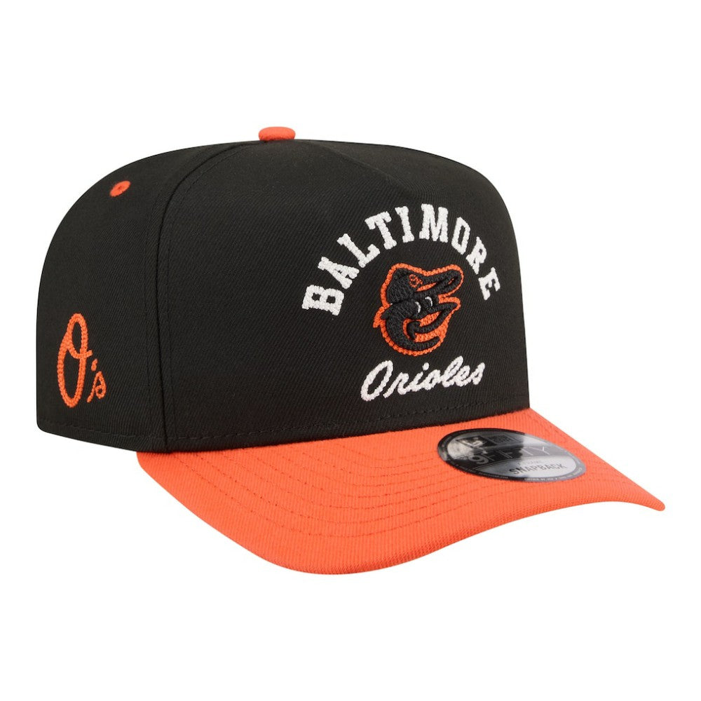 Baltimore Orioles New Era Arched A-Frame 9FIFTY Adjustable Hat discount