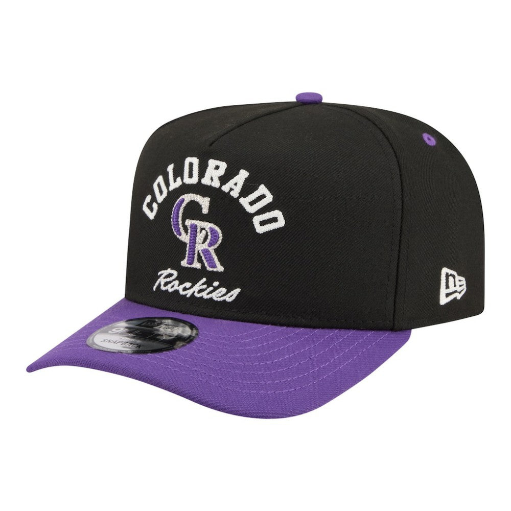 Colorado Rockies New Era Arched A-Frame 9FIFTY Adjustable Hat for sale
