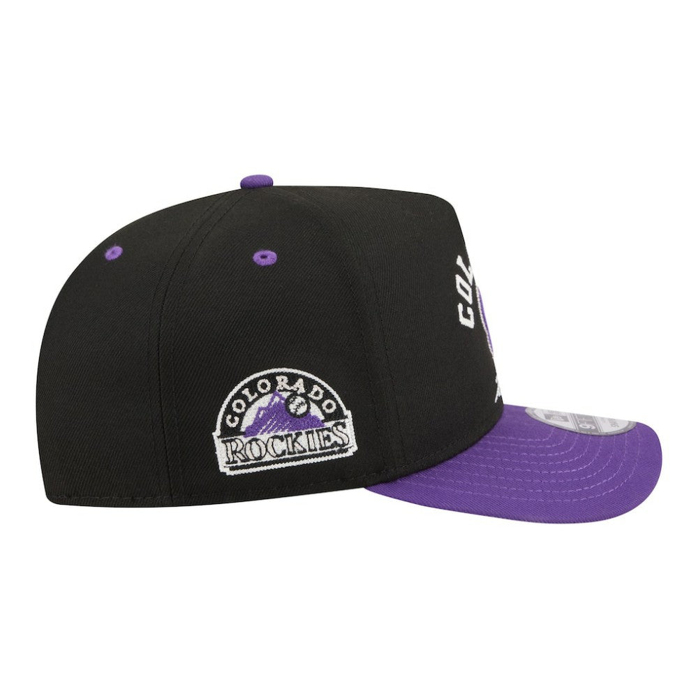 Colorado Rockies New Era Arched A-Frame 9FIFTY Adjustable Hat for sale