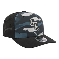 Colorado Rockies New Era Tonal Camo 9SEVENTY Stretch-Snap Hat Clearance
