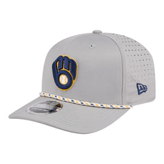 Milwaukee Brewers New Era Sport Rope 9SEVENTY Adjustable Hat Lifestyle