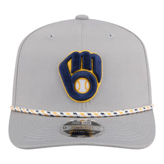 Milwaukee Brewers New Era Sport Rope 9SEVENTY Adjustable Hat Lifestyle