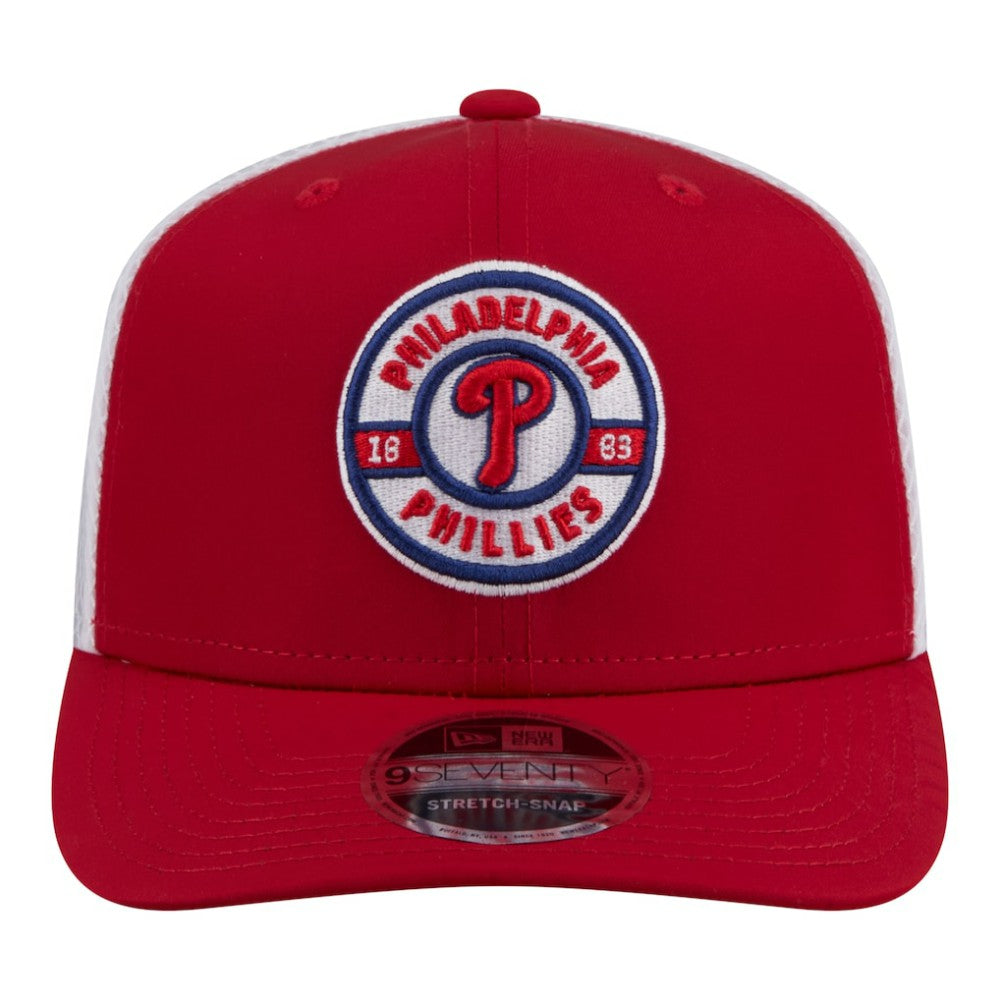 Philadelphia Phillies New Era Active 9SEVENTY Adjustable Trucker Hat On Sale