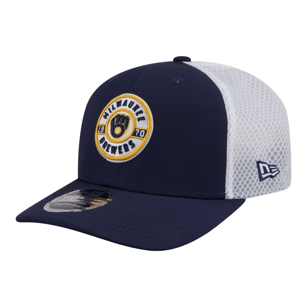 Milwaukee Brewers New Era Active 9SEVENTY Adjustable Trucker Hat Online
