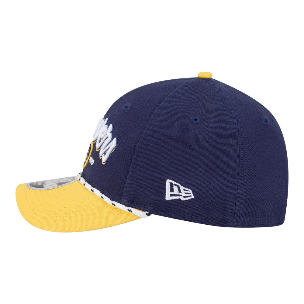 Milwaukee Brewers New Era Team Loyal 9FORTY M-Crown Adjustable Hat Lifestyle