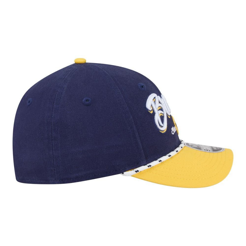 Milwaukee Brewers New Era Team Loyal 9FORTY M-Crown Adjustable Hat Lifestyle
