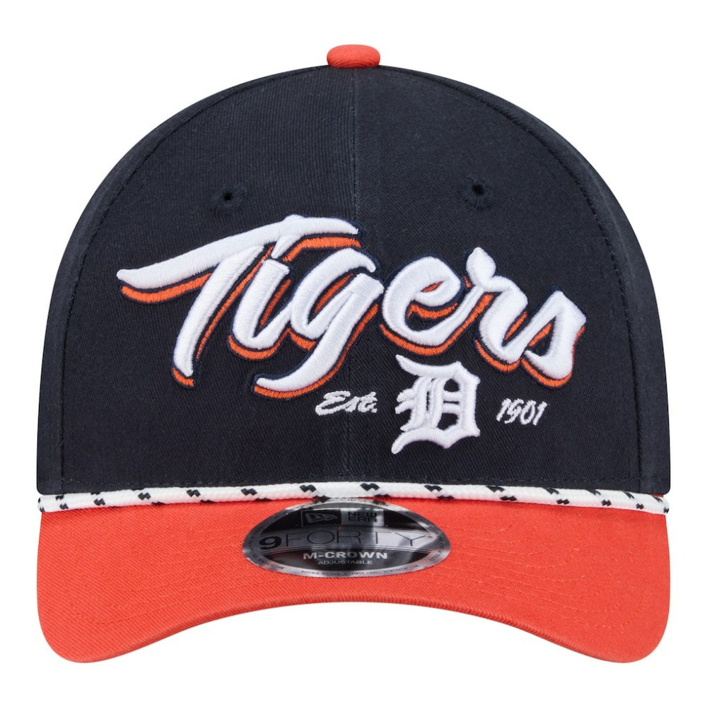 Detroit Tigers New Era Team Loyal 9FORTY M-Crown Adjustable Hat Lifestyle