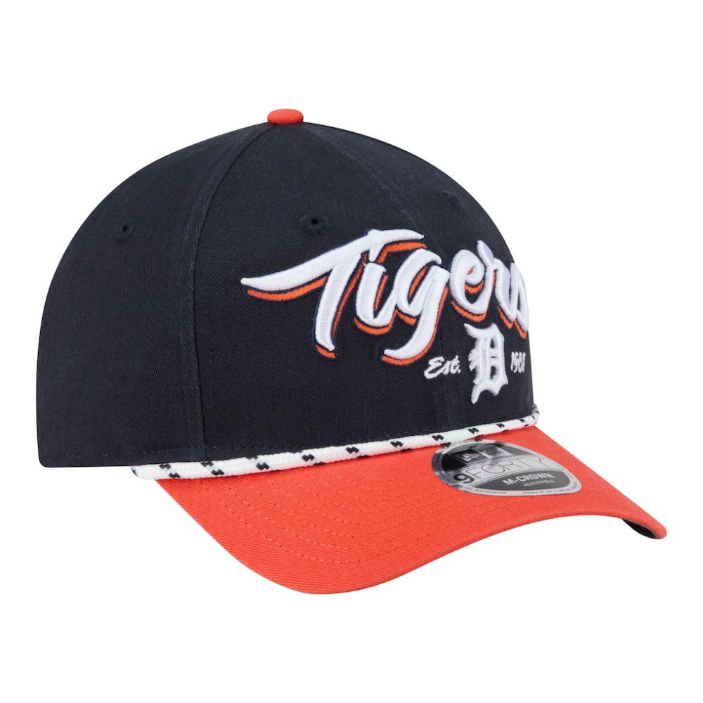 Detroit Tigers New Era Team Loyal 9FORTY M-Crown Adjustable Hat Lifestyle