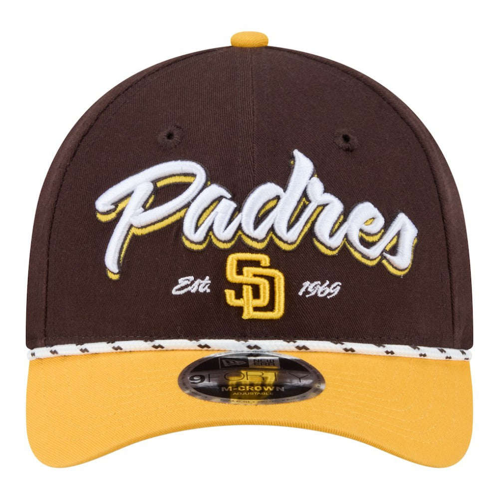 San Diego Padres New Era Team Loyal 9FORTY M-Crown Adjustable Hat Clearance