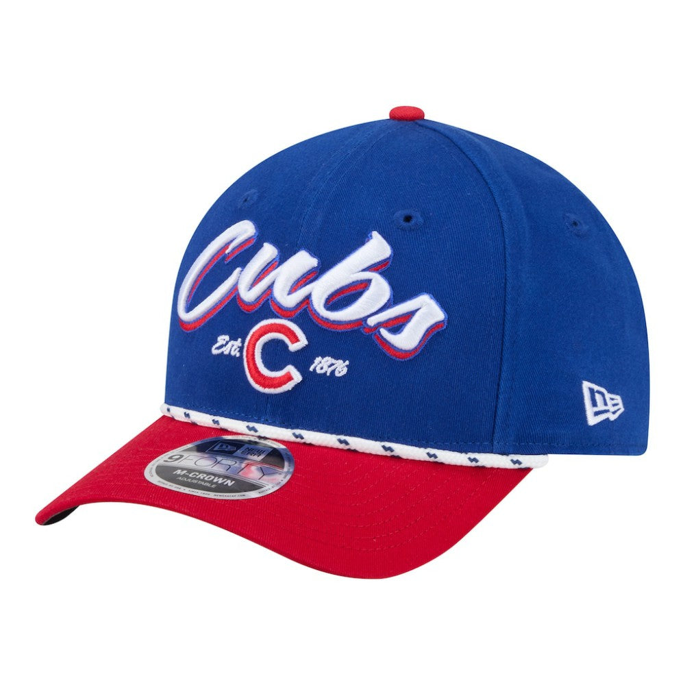 Chicago Cubs New Era Team Loyal 9FORTY M-Crown Adjustable Hat discount