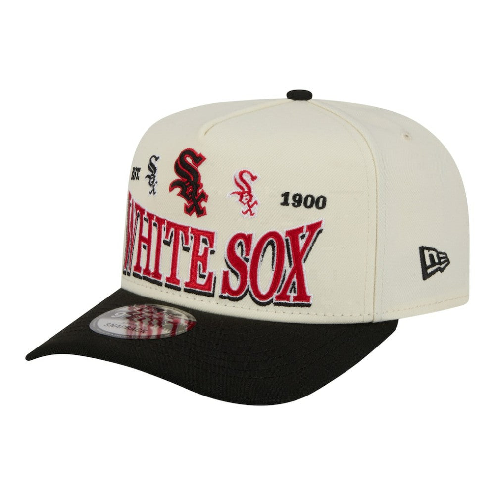 Chicago White Sox New Era Throwback Tri-Hit A-Frame 9FIFTY Adjustable Hat Near Me