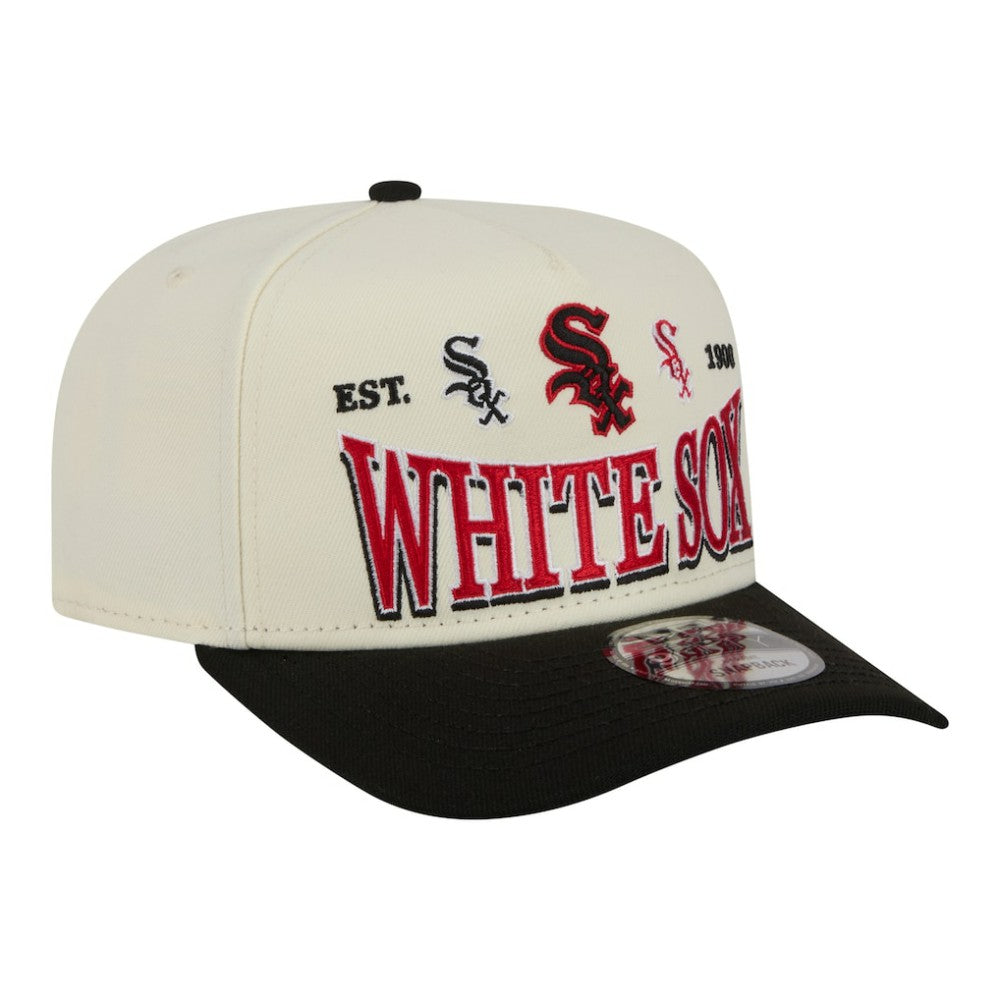 Chicago White Sox New Era Throwback Tri-Hit A-Frame 9FIFTY Adjustable Hat Near Me