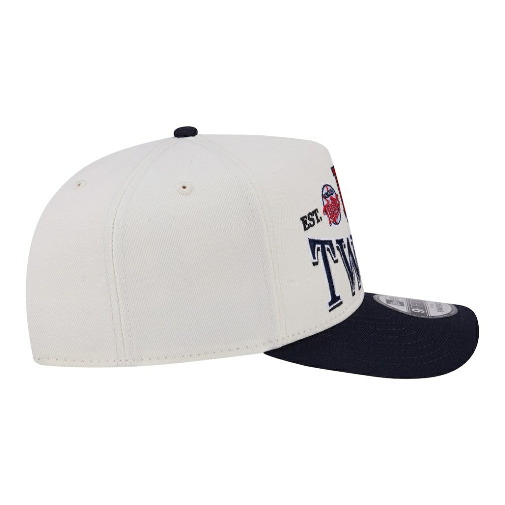 Minnesota Twins New Era Throwback Tri-Hit A-Frame 9FIFTY Adjustable Hat Clearance