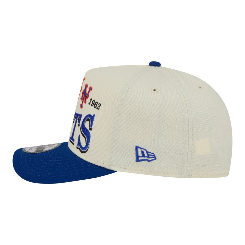 New York Mets New Era Throwback Tri-Hit A-Frame 9FIFTY Adjustable Hat for sale
