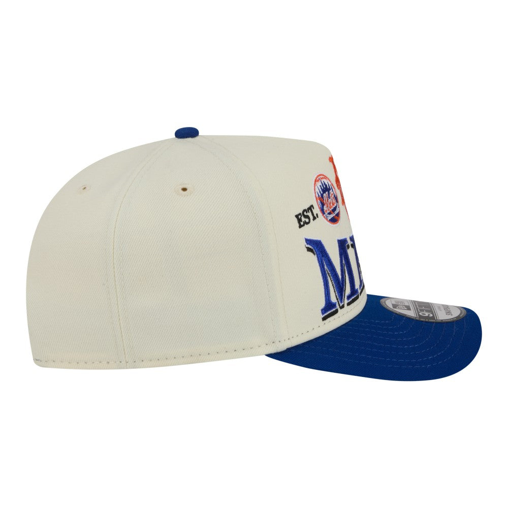 New York Mets New Era Throwback Tri-Hit A-Frame 9FIFTY Adjustable Hat for sale