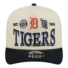 Detroit Tigers New Era Throwback Tri-Hit A-Frame 9FIFTY Adjustable Hat Lifestyle