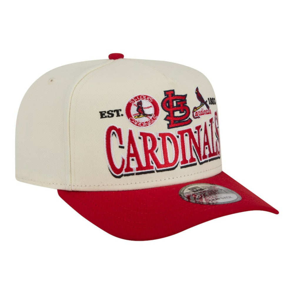 St. Louis Cardinals New Era Throwback Tri-Hit A-Frame 9FIFTY Adjustable Hat Near Me