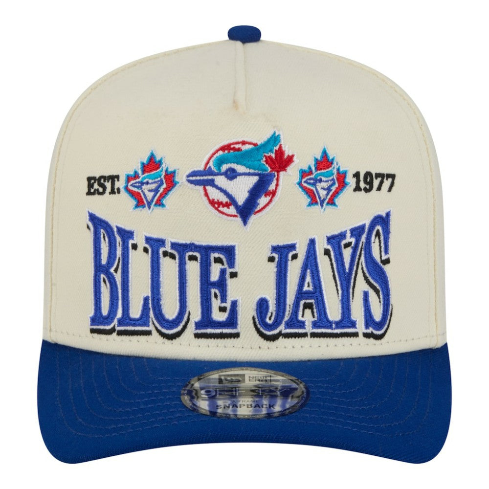 Toronto Blue Jays New Era Throwback Tri-Hit A-Frame 9FIFTY Adjustable Hat On Sale