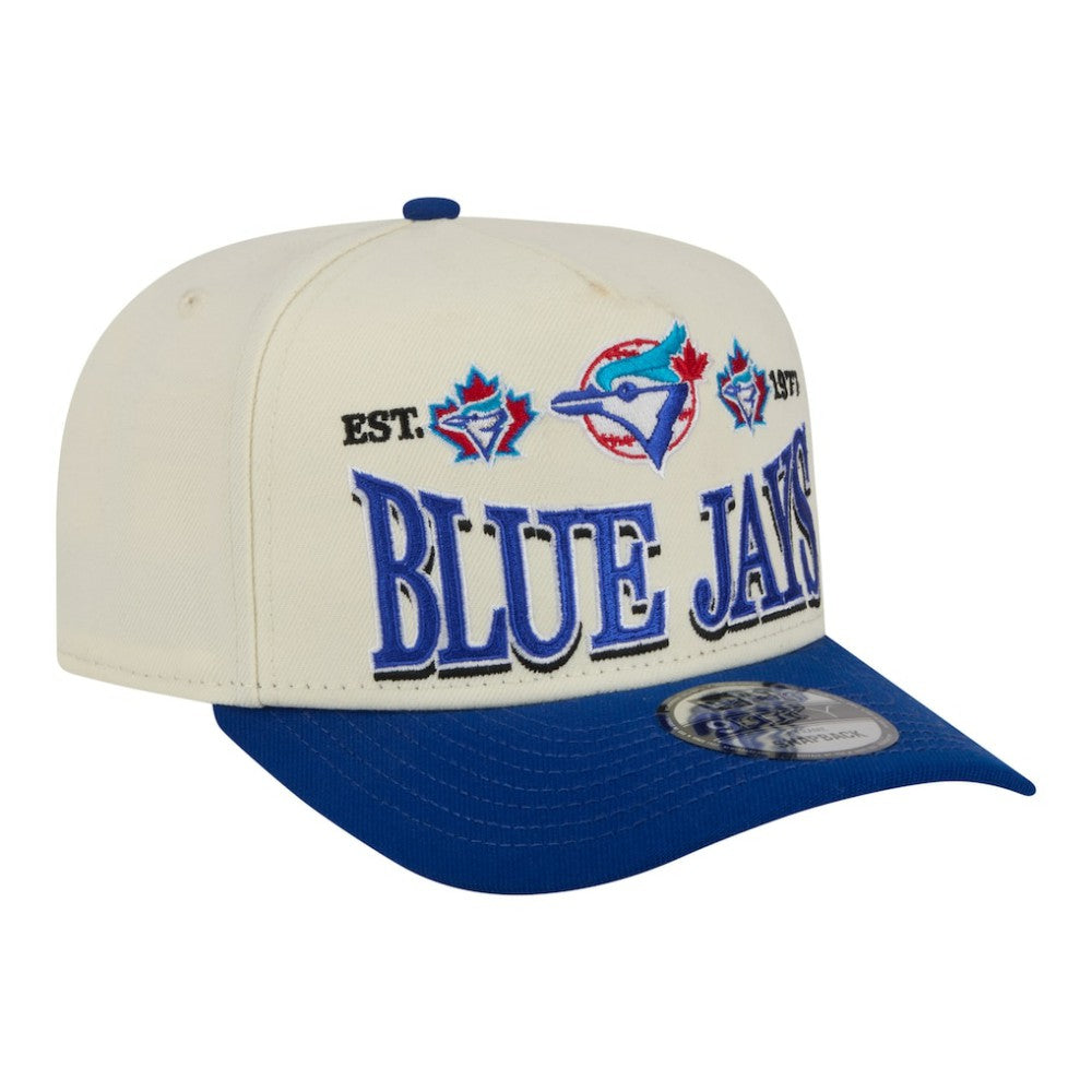 Toronto Blue Jays New Era Throwback Tri-Hit A-Frame 9FIFTY Adjustable Hat On Sale