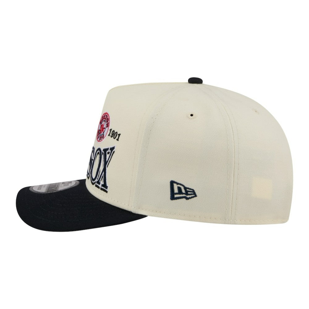Boston Red Sox New Era Throwback Tri-Hit A-Frame 9FIFTY Adjustable Hat On Sale