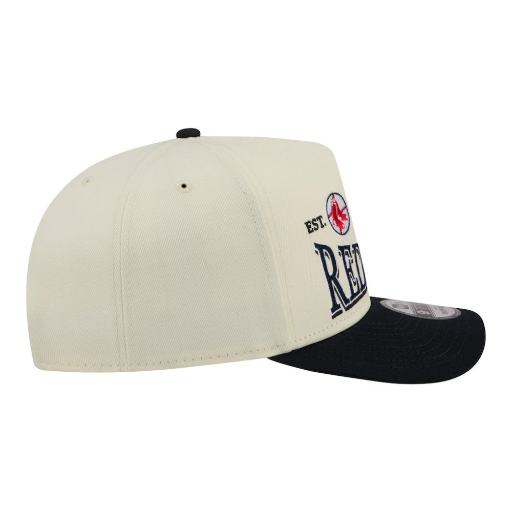 Boston Red Sox New Era Throwback Tri-Hit A-Frame 9FIFTY Adjustable Hat On Sale