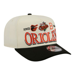 Baltimore Orioles New Era Throwback Tri-Hit A-Frame 9FIFTY Adjustable Hat for sale