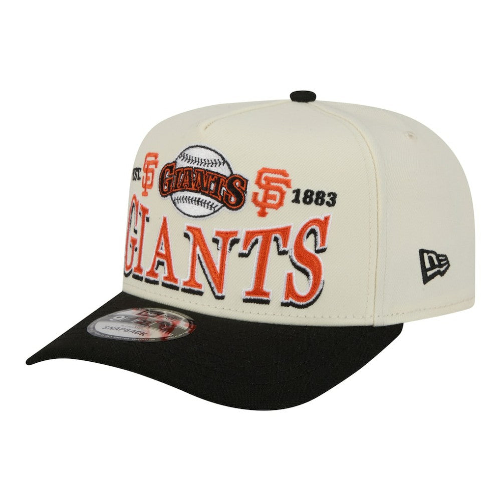 San Francisco Giants New Era Throwback Tri-Hit A-Frame 9FIFTY Adjustable Hat for sale