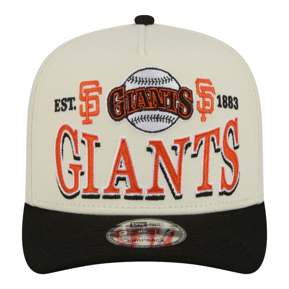 San Francisco Giants New Era Throwback Tri-Hit A-Frame 9FIFTY Adjustable Hat for sale