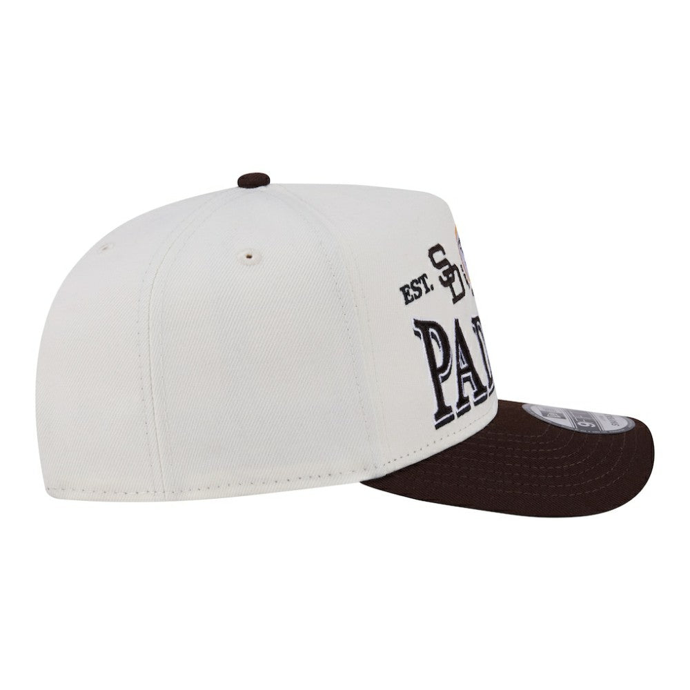 San Diego Padres New Era Throwback Tri-Hit A-Frame 9FIFTY Adjustable Hat Near Me