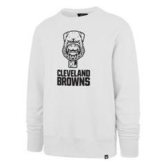 Cleveland Browns '47 Dawg Pound XL Imprint Headline Sweatshirt White - 47 brand