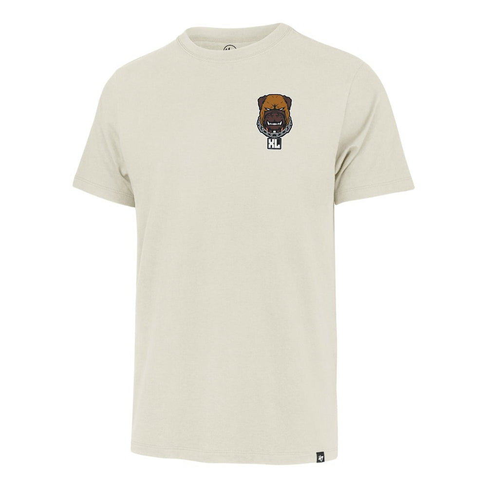 Cleveland Browns '47 Dawg Pound XL Backer Franklin T-Shirt Cream - 47 brand